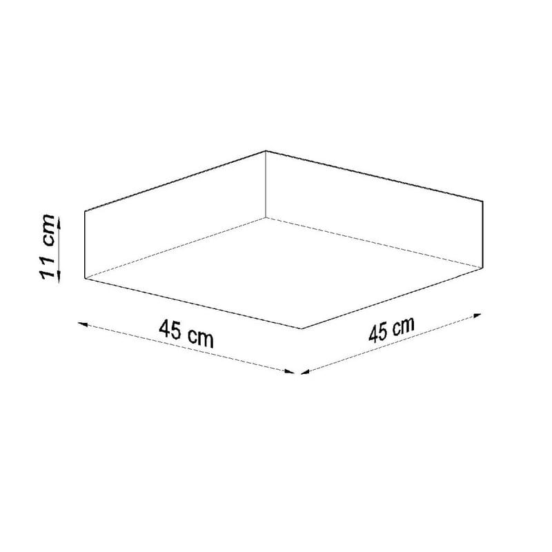 Sollux Plafondlamp HORUS 45 Wit 3x60W/E27 - Afbeelding 9