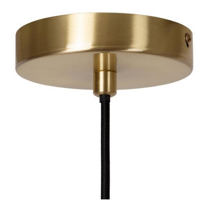 Lucide ALICENT Hanglamp Ø 18 cm E27 Mat Goud / Messing1xE27 Mat Goud / Messing Transparant - Afbeelding 5