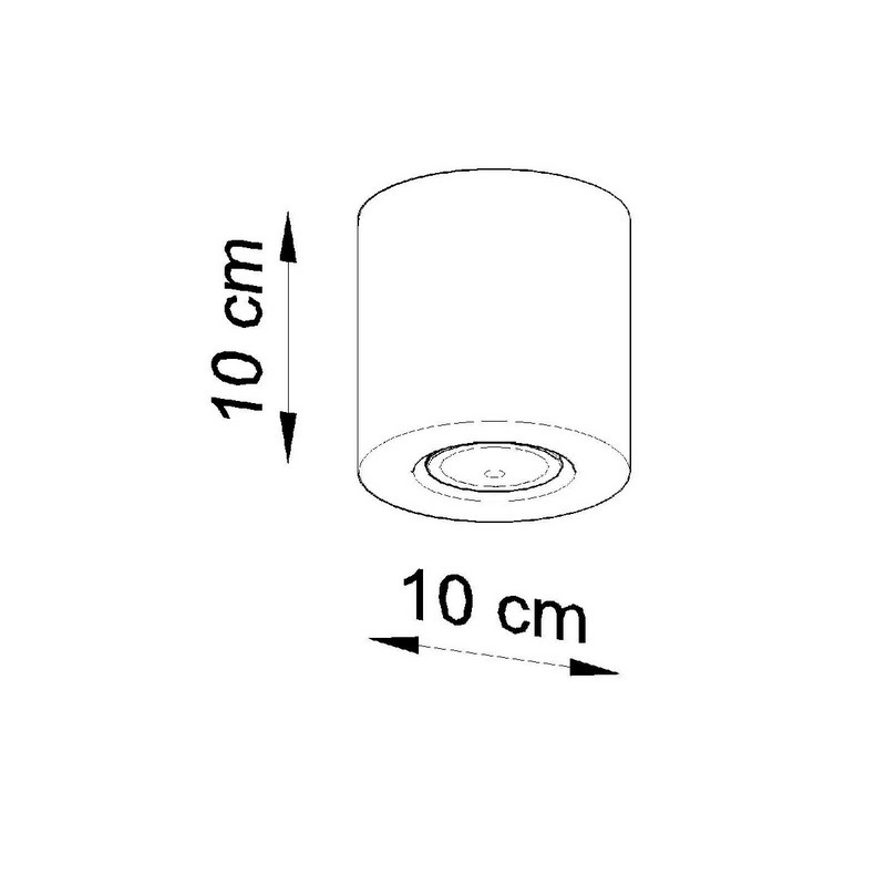 Sollux Plafondlamp ORBIS naturel Hout 40W/GU10 - Afbeelding 8