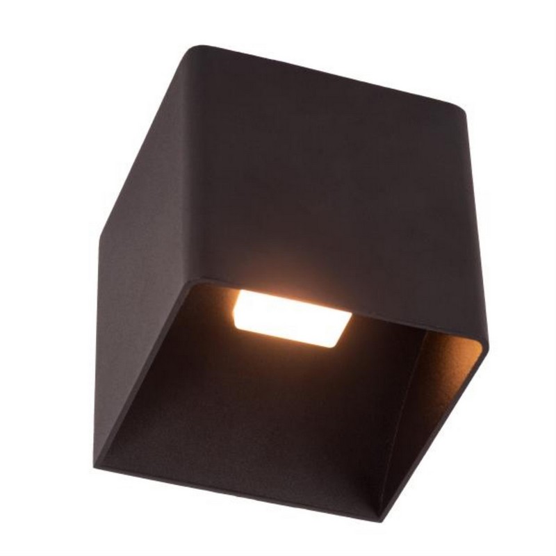Lucide VERTIGO Oplaadbare Wandlamp Binnen/Buiten Accu/Batterij LED Dimb. 1x6W 2700K IP54 Bewegingssensor Magnetisch Zwart - Afbeelding 4