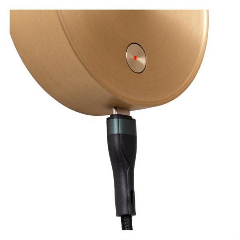 Lucide Premium ASJA Oplaadbare Wandspot / Wandlamp Accu/Batterij LED 3 StepDim 1x3W 2700K Mat Goud / Messing - Afbeelding 4