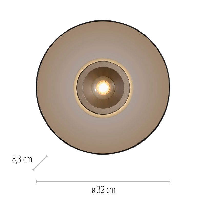 Plafondlamp Pure Moon Brons 32 cm - Afbeelding 6