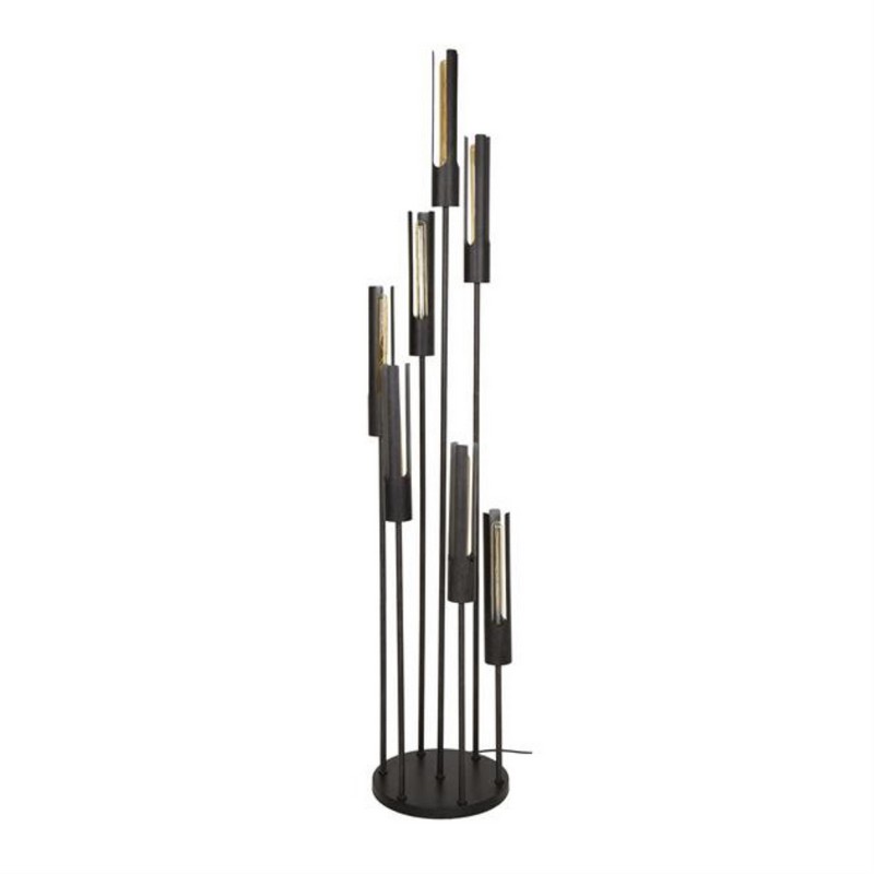 StoerLights Vloerlamp Getrapt Tube 7xE27 Artic Zwart - Afbeelding 4