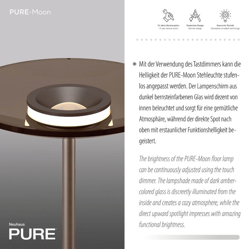 Vloerlamp Pure Moon Brons - Afbeelding 9