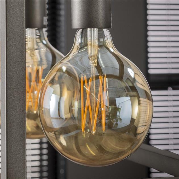 StoerLights Lichtbron LED filament bol Ø12,5 6W/E27 Amber - Afbeelding 3