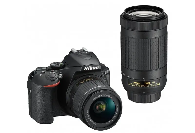 Nikon D5600 + 18-55mm VR + 70-300mm VR lens beste en laagste prijs vinden - Afbeelding 2