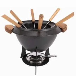 Cosy & Trendy Aspen Fondue D23Cm Gietijzer + 6 Vorken